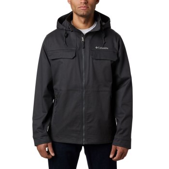 Columbia Muške Jakne - Tummil Pines Hooded Big Tamno Sive | ECMQ-15802